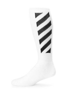 Diagonal Mid Length Socks