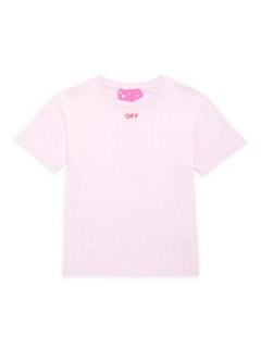 Little Girl's & Girl's Short-Sleeve Stamp T-Shirt
